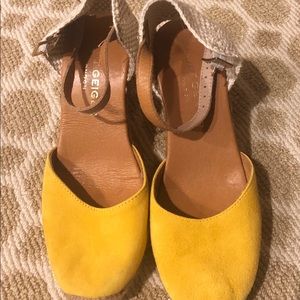 Kurt Geiger Monty espadrilles Yellow Suede US 7